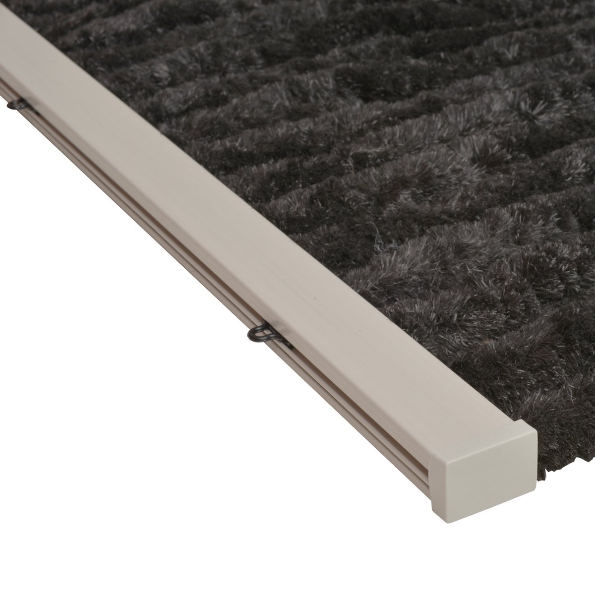 Kattenstaartgordijn 56x180 zwart